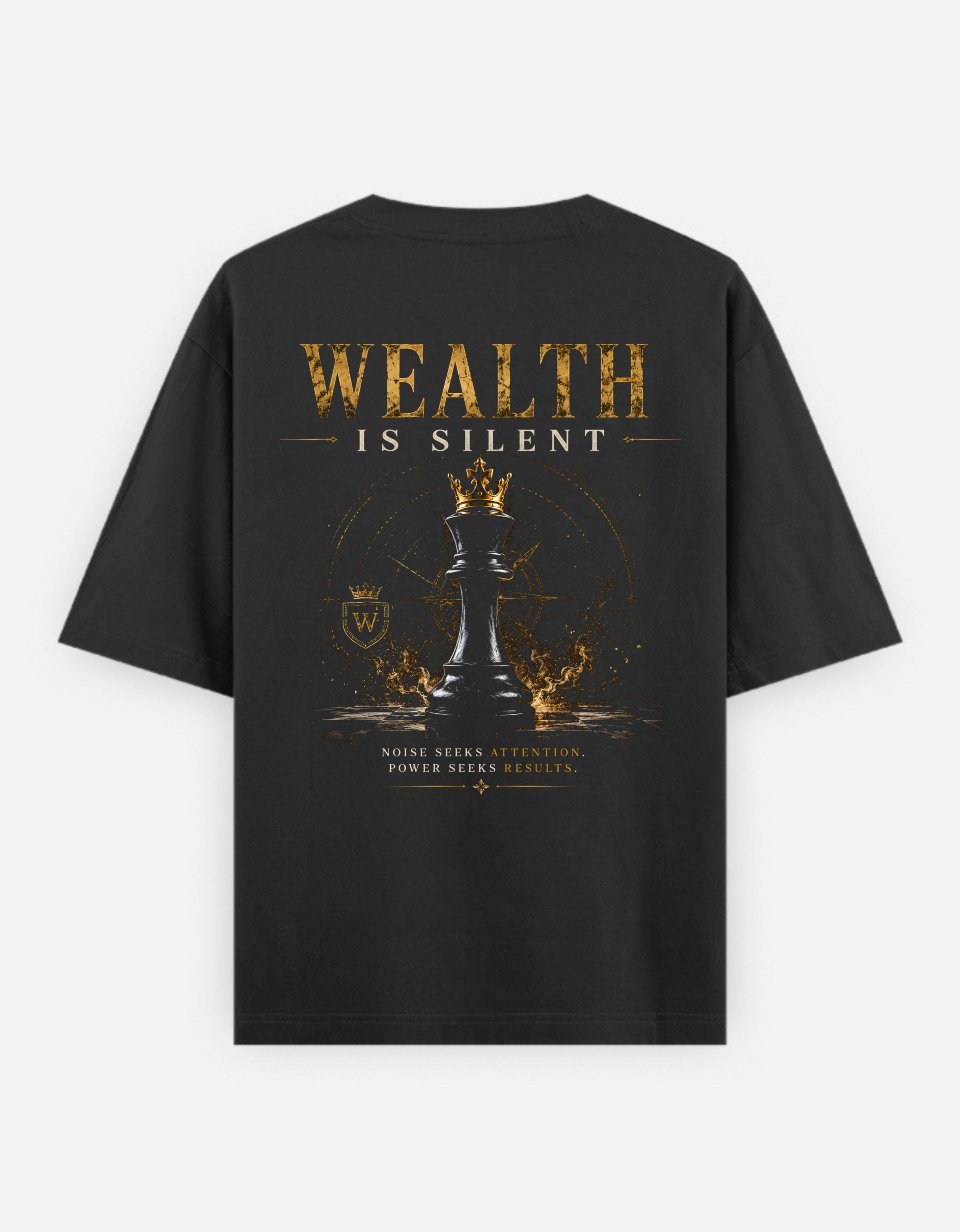 SILENCE I — Wealth Is Silent T-Shirt